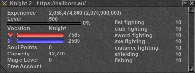 Signature for player Knight 2